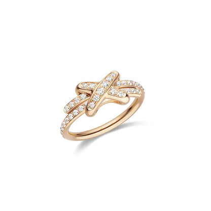 [ROYAL]JEUX DE RING PINK GOLD DIAMOND