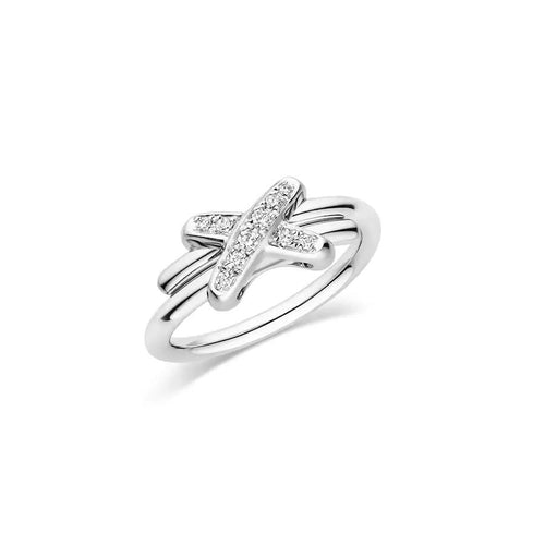 [Royal&Vicky]JEUX DE SILVER DIAMOND RING