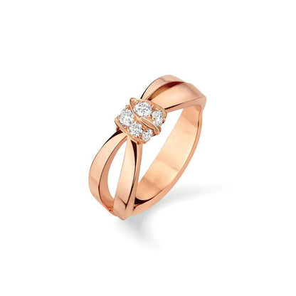 [ROYAL]LIENS RING PINK GOLD DIAMOND