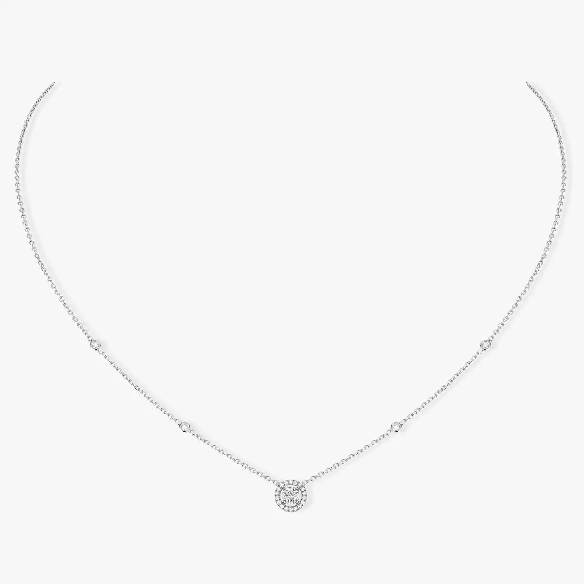 [Royal Jewellery]Diamond Necklace 0,20ct Brilliant Shape Joy