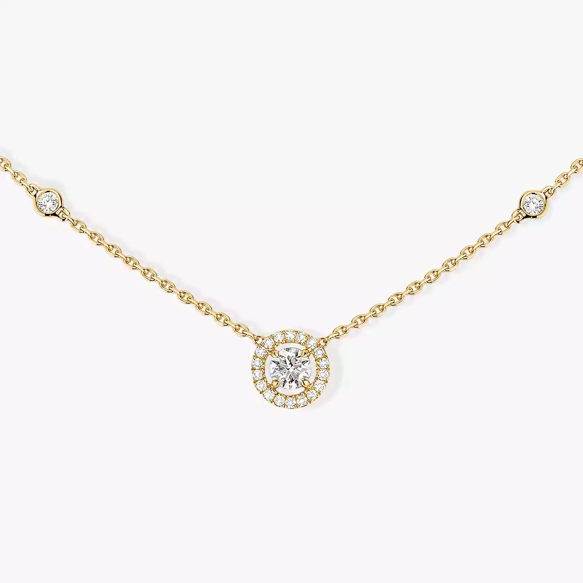 [Royal Jewellery]Diamond Necklace 0,20ct Brilliant Shape Joy