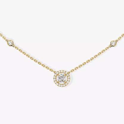 [Royal Jewellery]Diamond Necklace 0,20ct Brilliant Shape Joy