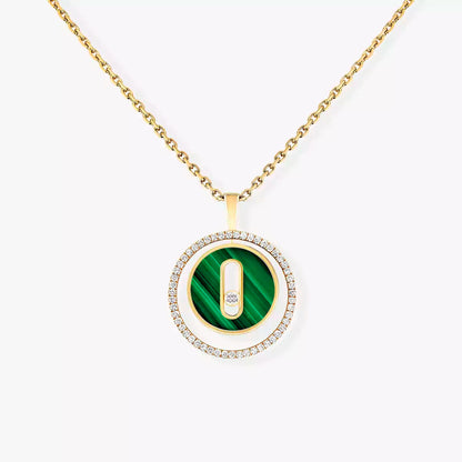 [Royal Jewellery]Lucky Move Diamond Necklace in Rose Gold and White Mother-of-Pearl