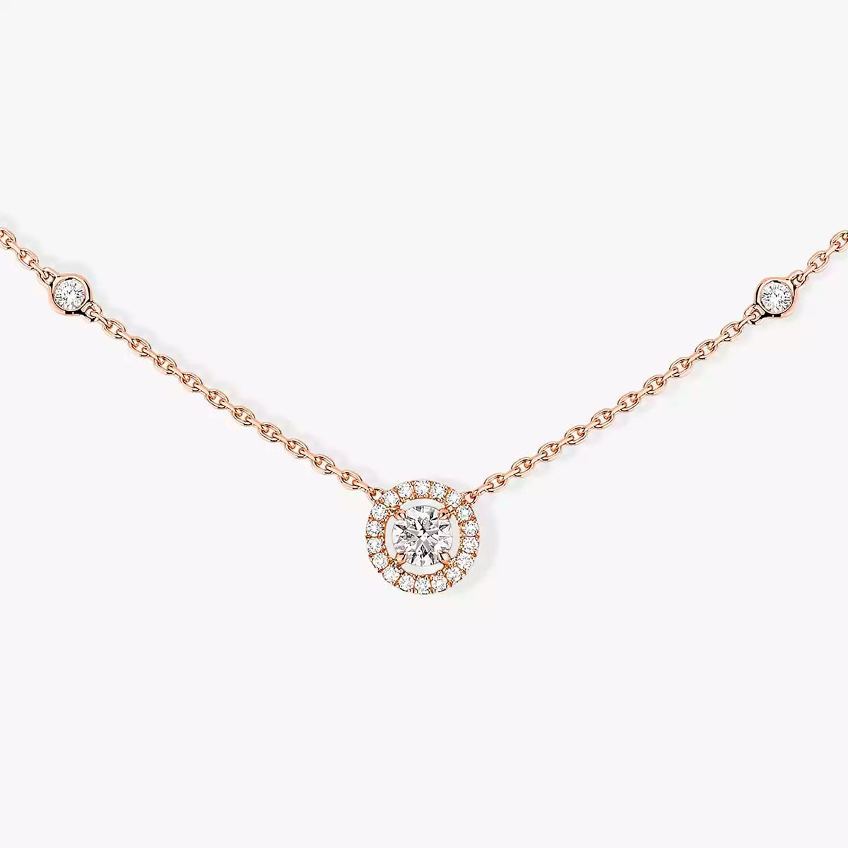 [Royal Jewellery]Diamond Necklace 0,20ct Brilliant Shape Joy