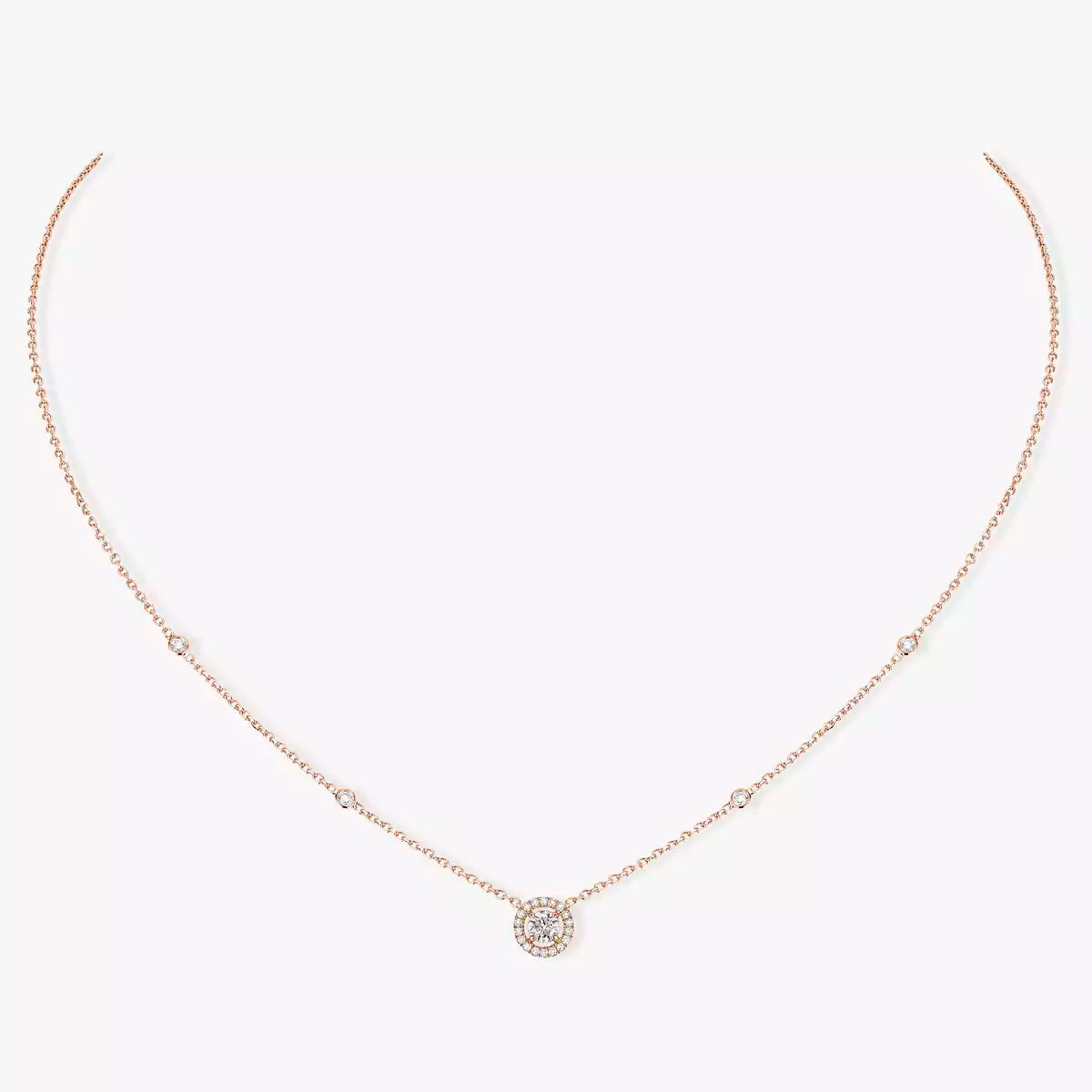 [Royal Jewellery]Diamond Necklace 0,20ct Brilliant Shape Joy