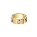 [Royal&Vicky]LOVE 6.5MM UNLIMITED RING, 6 DIAMONDS