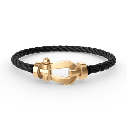 [ROYAL]FORCE LARGE HORSESHOE NO DIAMOND BRACELET GOLD