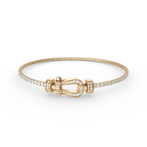 [ROYAL]FORCE  HORSESHOE  DIAMOND TENNIS BRACELET