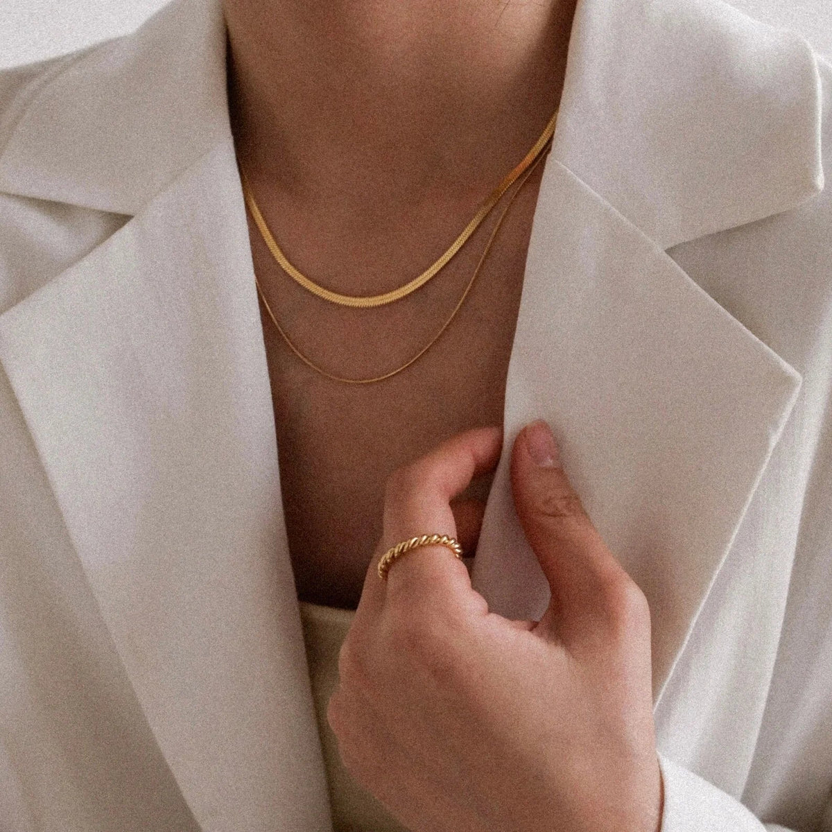 [Royal&Vicky]Melody Gold Twist Ring