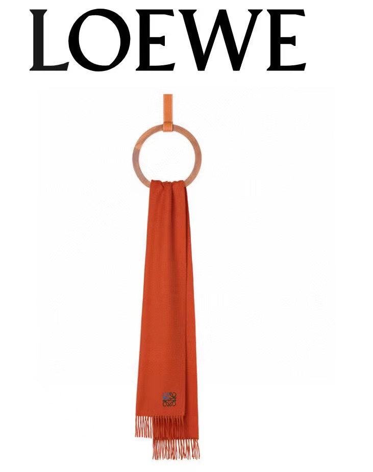 SCHAL 180 CM AUS FEUERORANGE KASCHMIR 353154