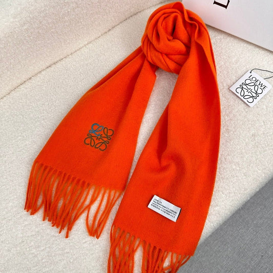 SCARF 180 CM IN FIRE ORANGE CASHMERE 353154