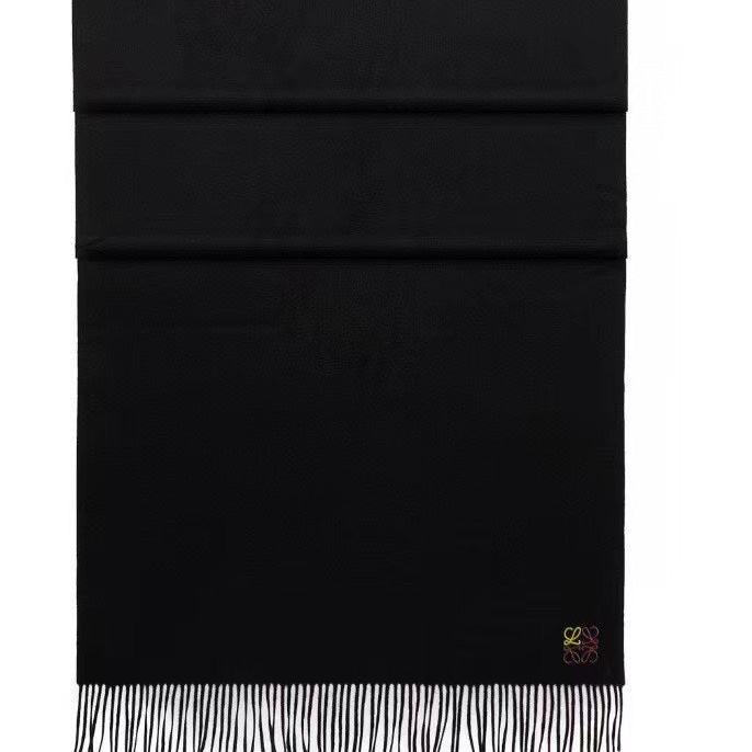 SCARF 180 CM IN BLACK CASHMERE 353157