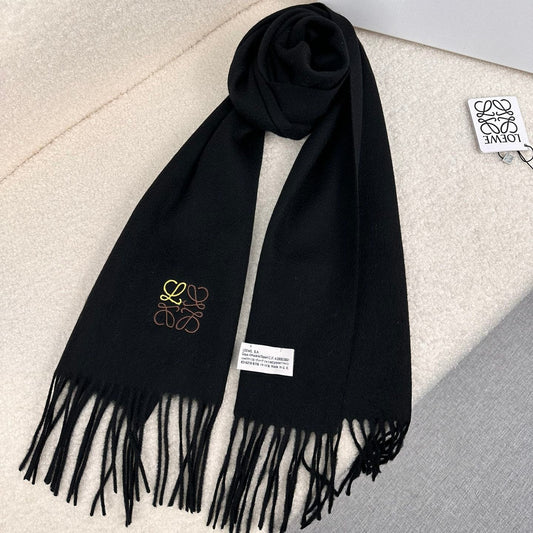 SCARF 180 CM IN BLACK CASHMERE 353157