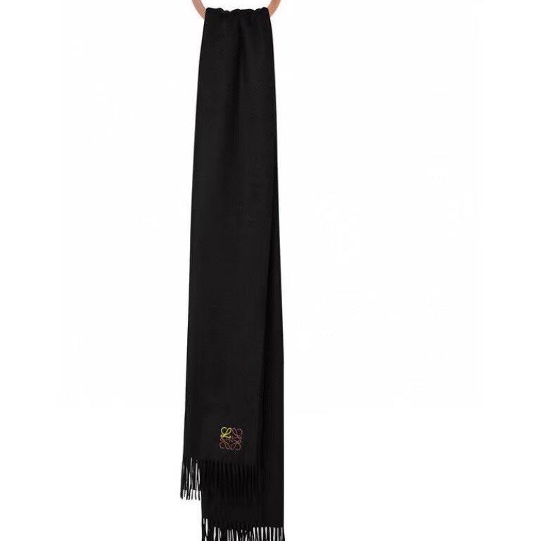 SCARF 180 CM IN BLACK CASHMERE 353157