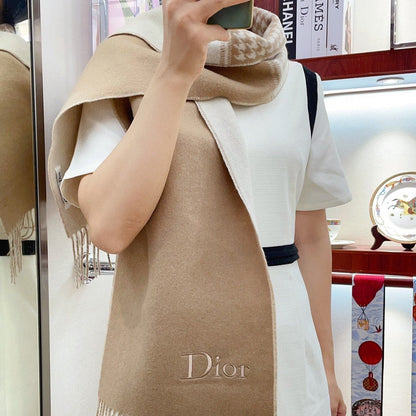 SCARF 180 CM IN CAMEL BEIGE CASHMERE 419820