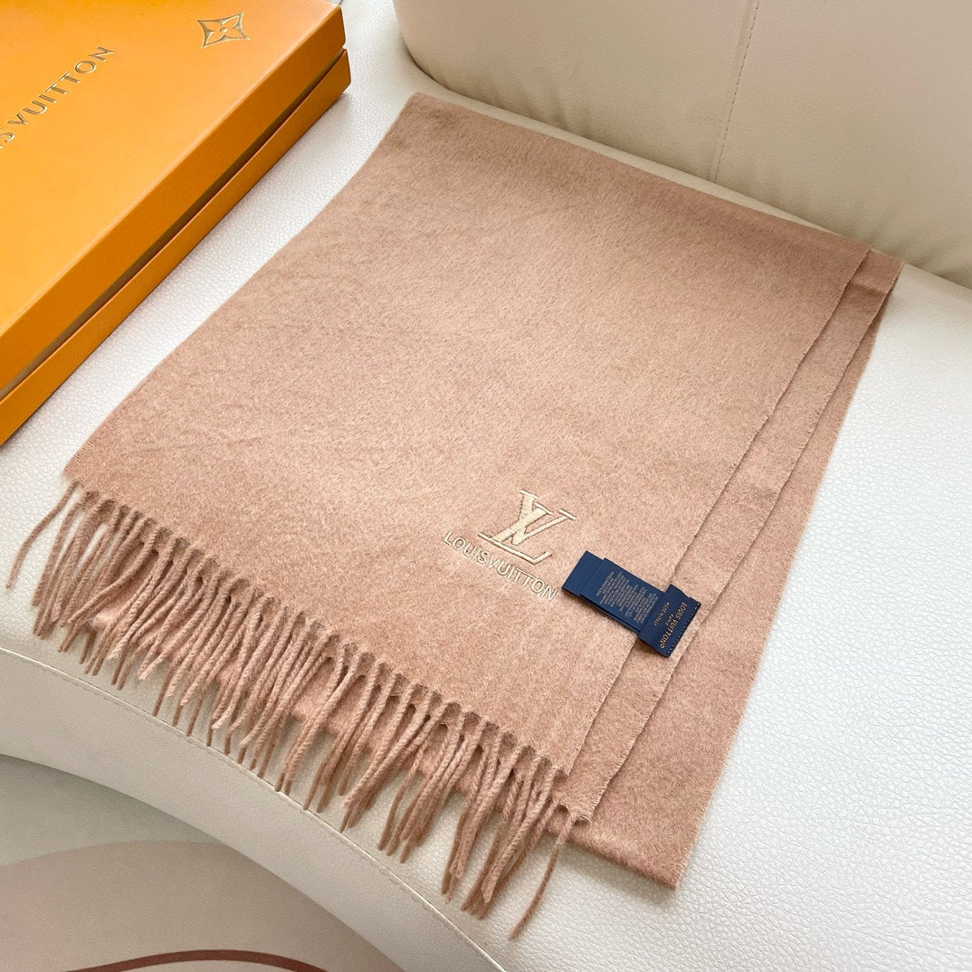 SCARF 180 CM IN SAND BROWN CASHMERE 396550