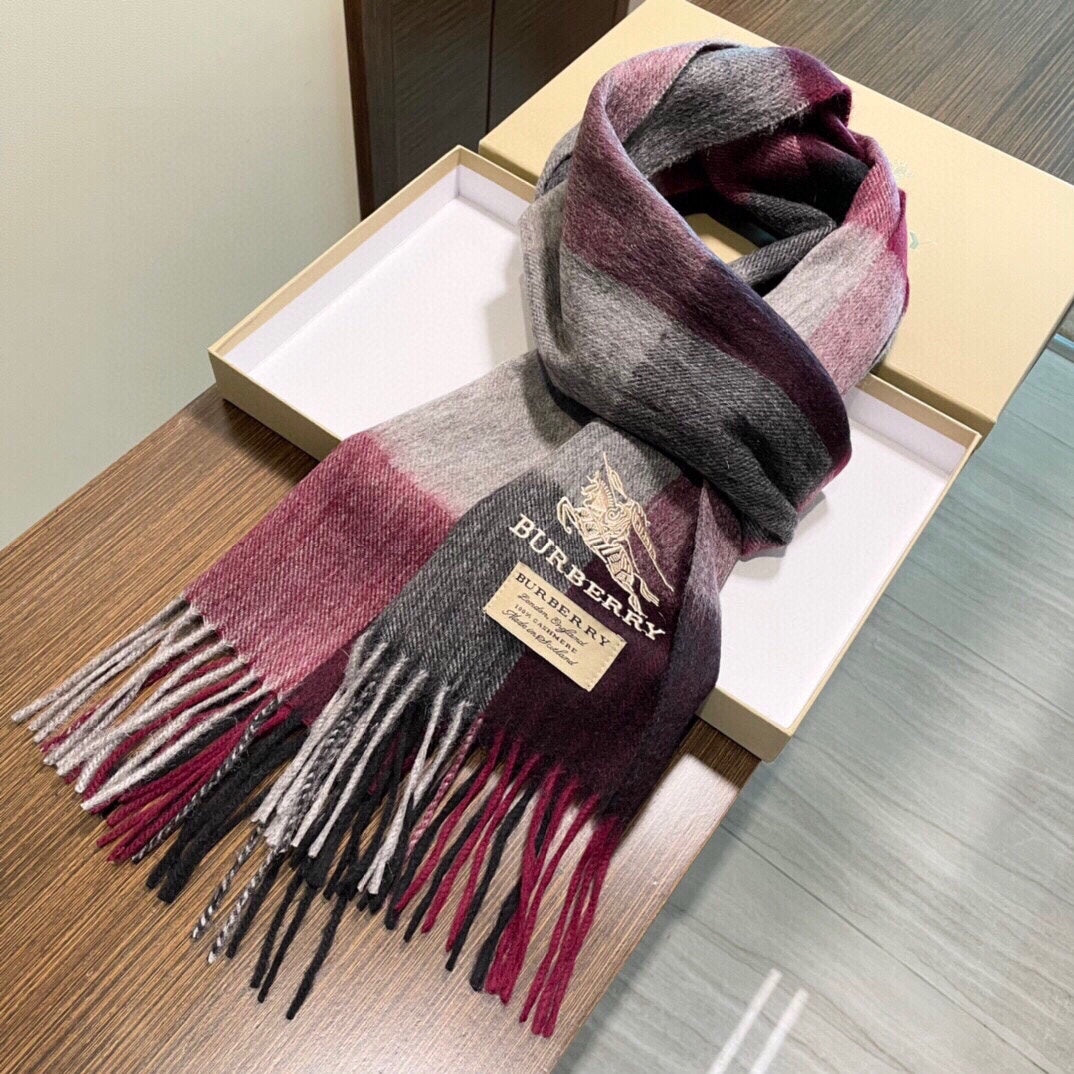 SCARF 200 CM IN COLORFUL CASHMERE 407314