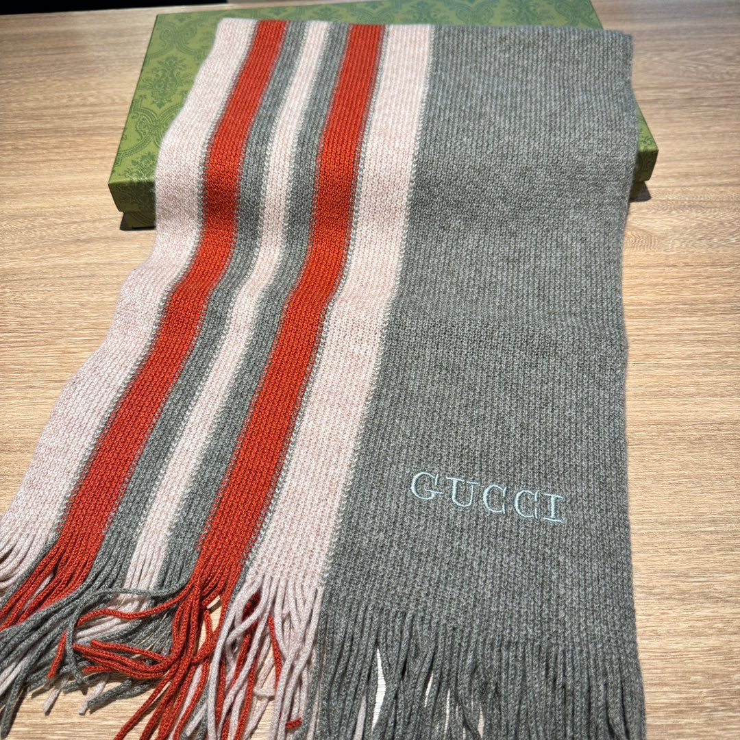 SCARF 180 CM COLORFUL KNIT WOOL 401256