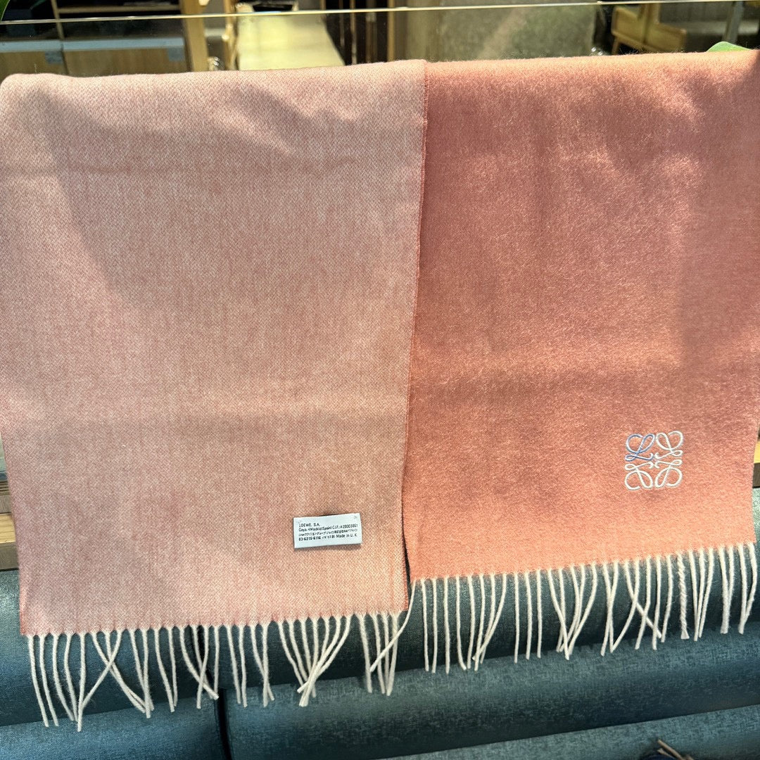 SCARF 180 CM IN BLUSH PINK CASHMERE 407385