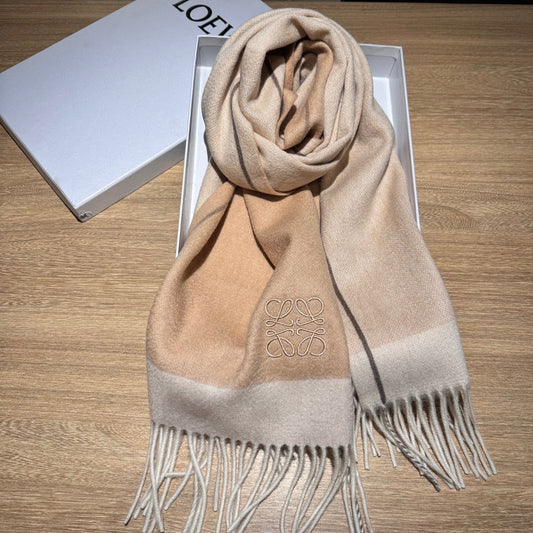 SCARF 180 CM IN MACAROON BEIGE CASHMERE 407394