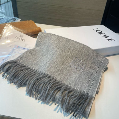 SCARF 180 CM IN LIGHT GRAY CASHMERE 350485