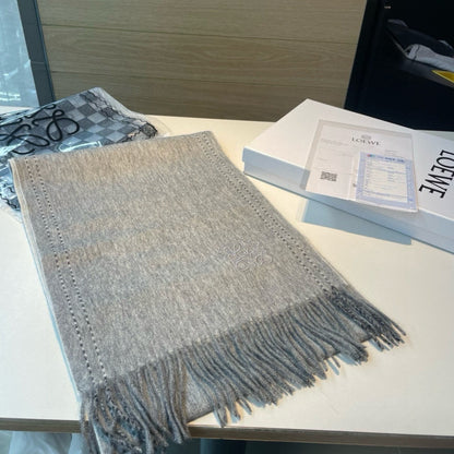 SCARF 180 CM IN LIGHT GRAY CASHMERE 350485