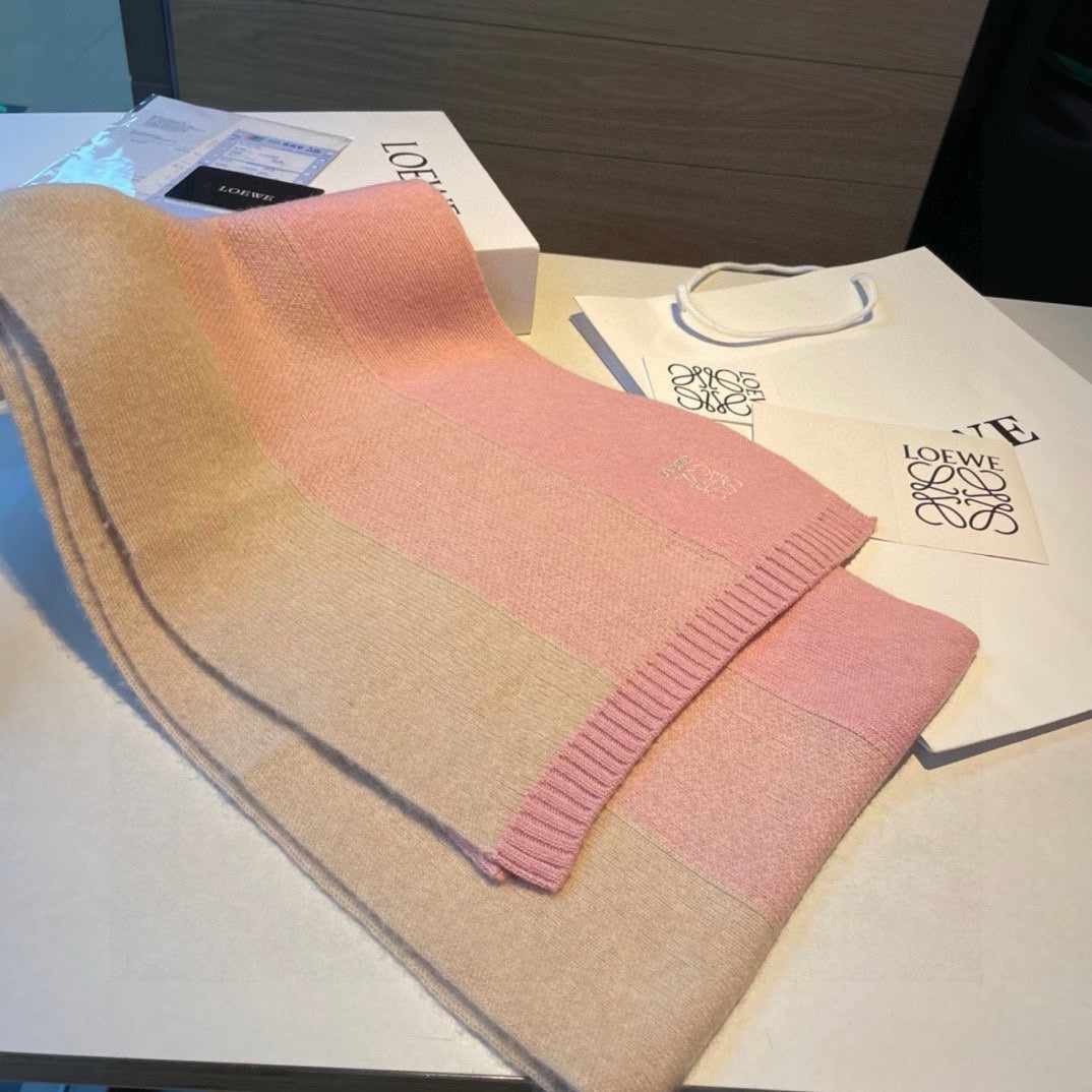 SCARF 190 CM IN LIGHT PINK CASHMERE 390836