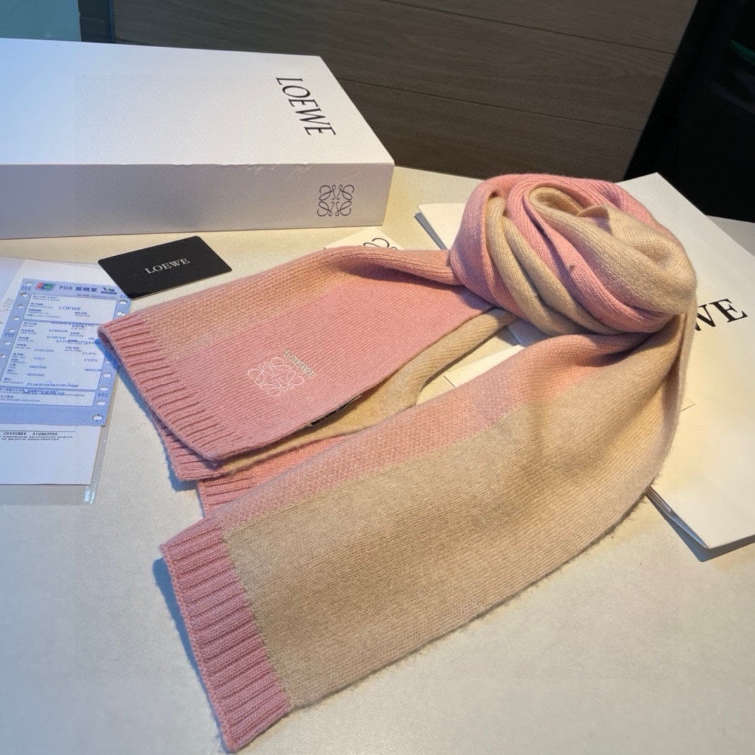 SCARF 190 CM IN LIGHT PINK CASHMERE 390836