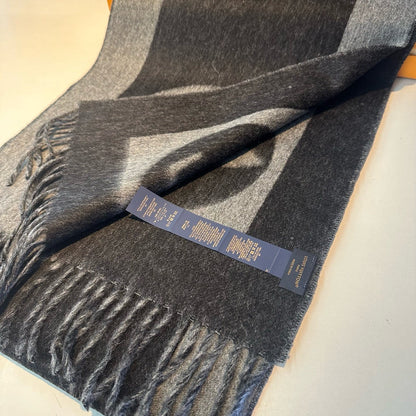 SCARF 180 CM IN SHADOW GRAY CASHMERE 394488