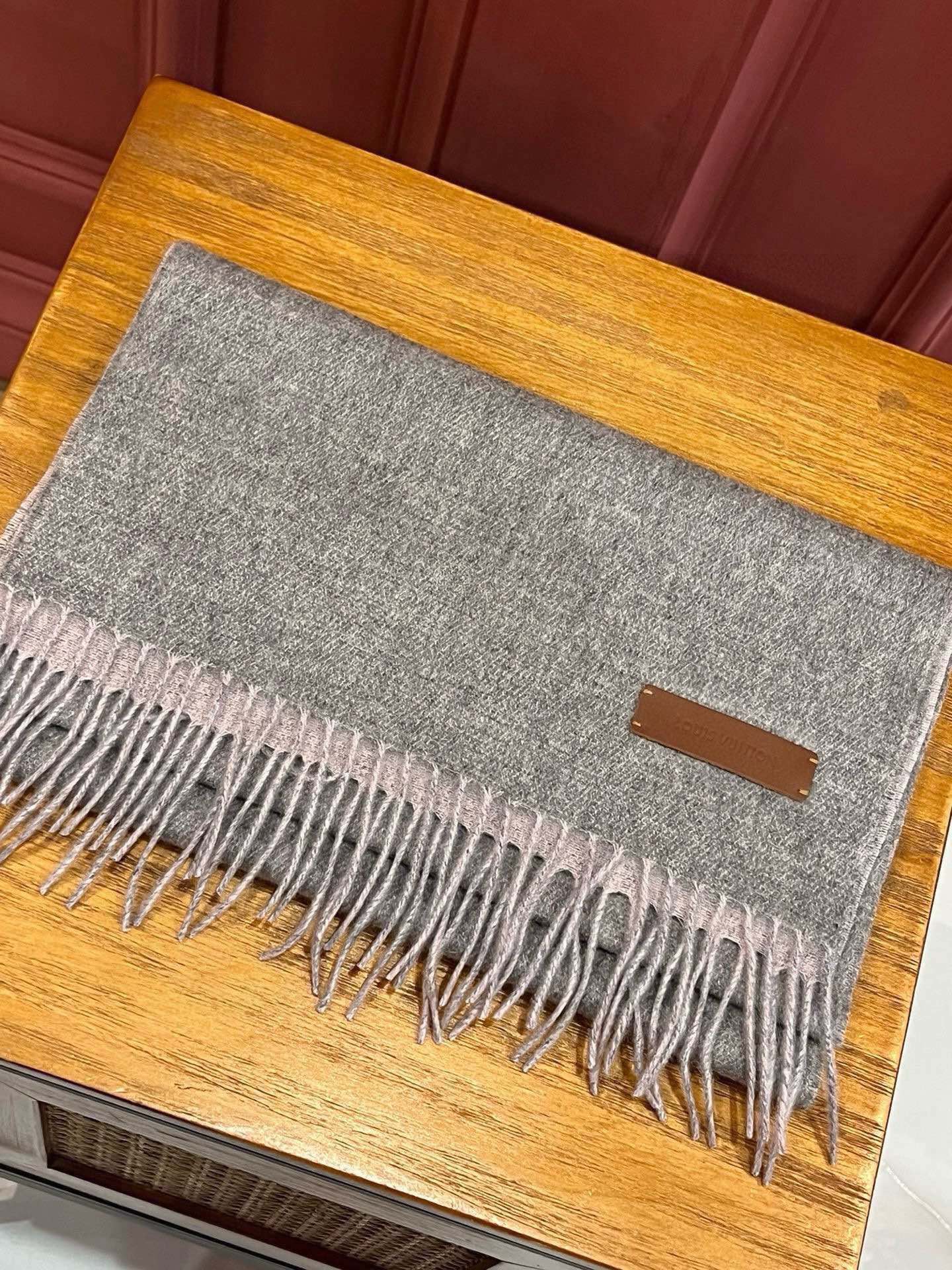 SCARF 180 CM IN DOVE GRAY CASHMERE 396481