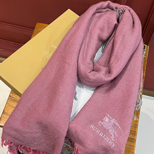 SCARF 200 CM IN FLAMINGO PINK CASHMERE 410225