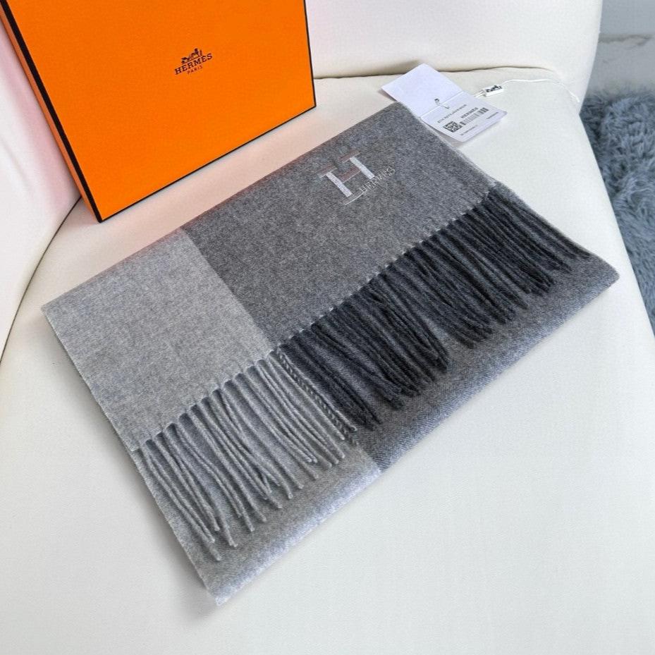 SCARF 190 CM IN COOL GRAY CASHMERE