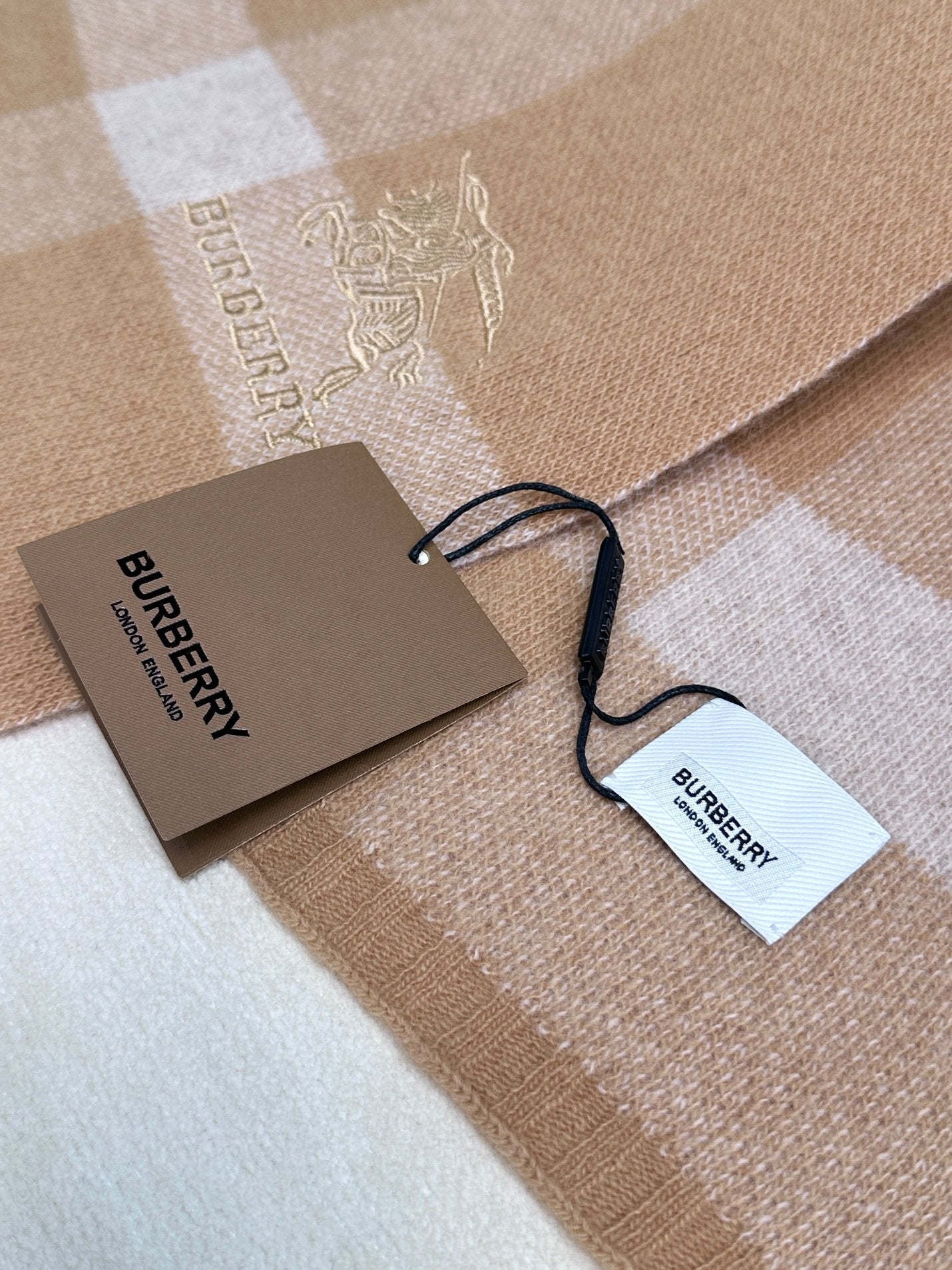 SCARF 190 CM IN TUSCAN BEIGE CASHMERE  398394