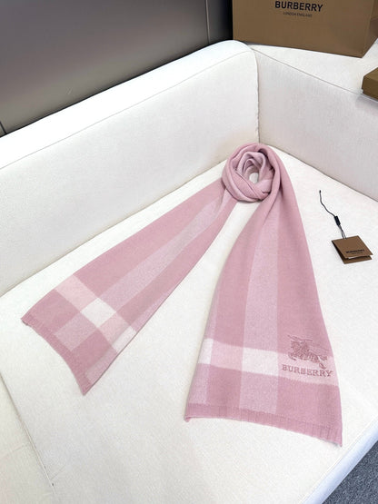 SCARF 190 CM IN LIGHT PINK CASHMERE  398396