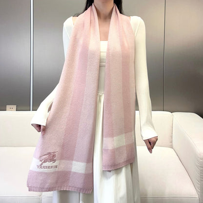 SCARF 190 CM IN LIGHT PINK CASHMERE  398396