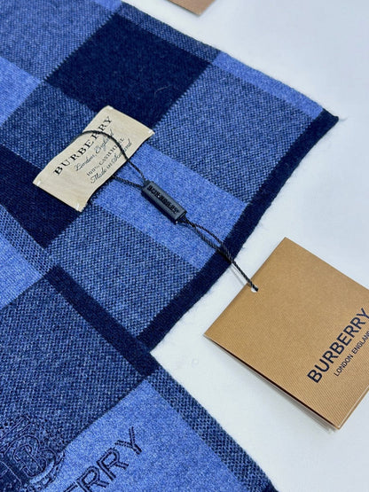 SCARF 180 CM IN TRUE BLUE CASHMERE 403869