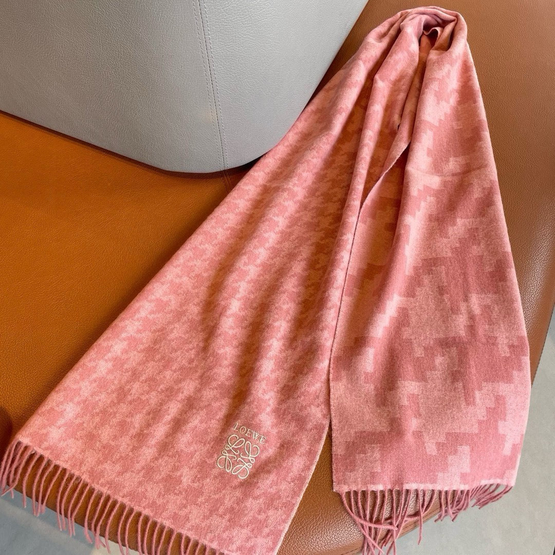 SCARF 190 CM IN BLUSH PINK CASHMERE 415207