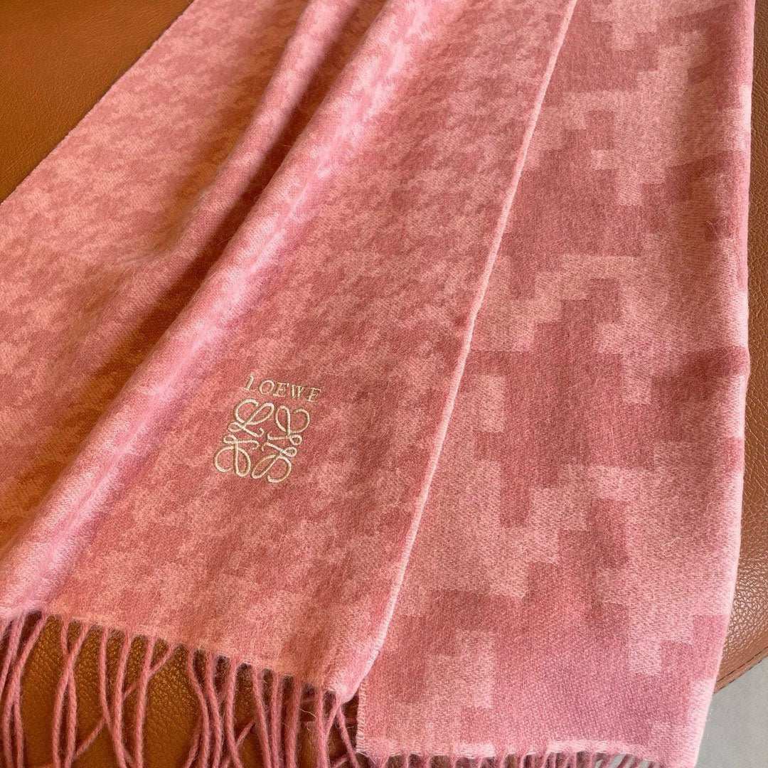 SCARF 190 CM IN BLUSH PINK CASHMERE 415207