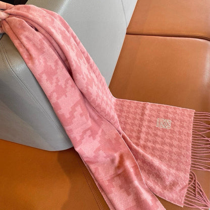 SCARF 190 CM IN BLUSH PINK CASHMERE 415207