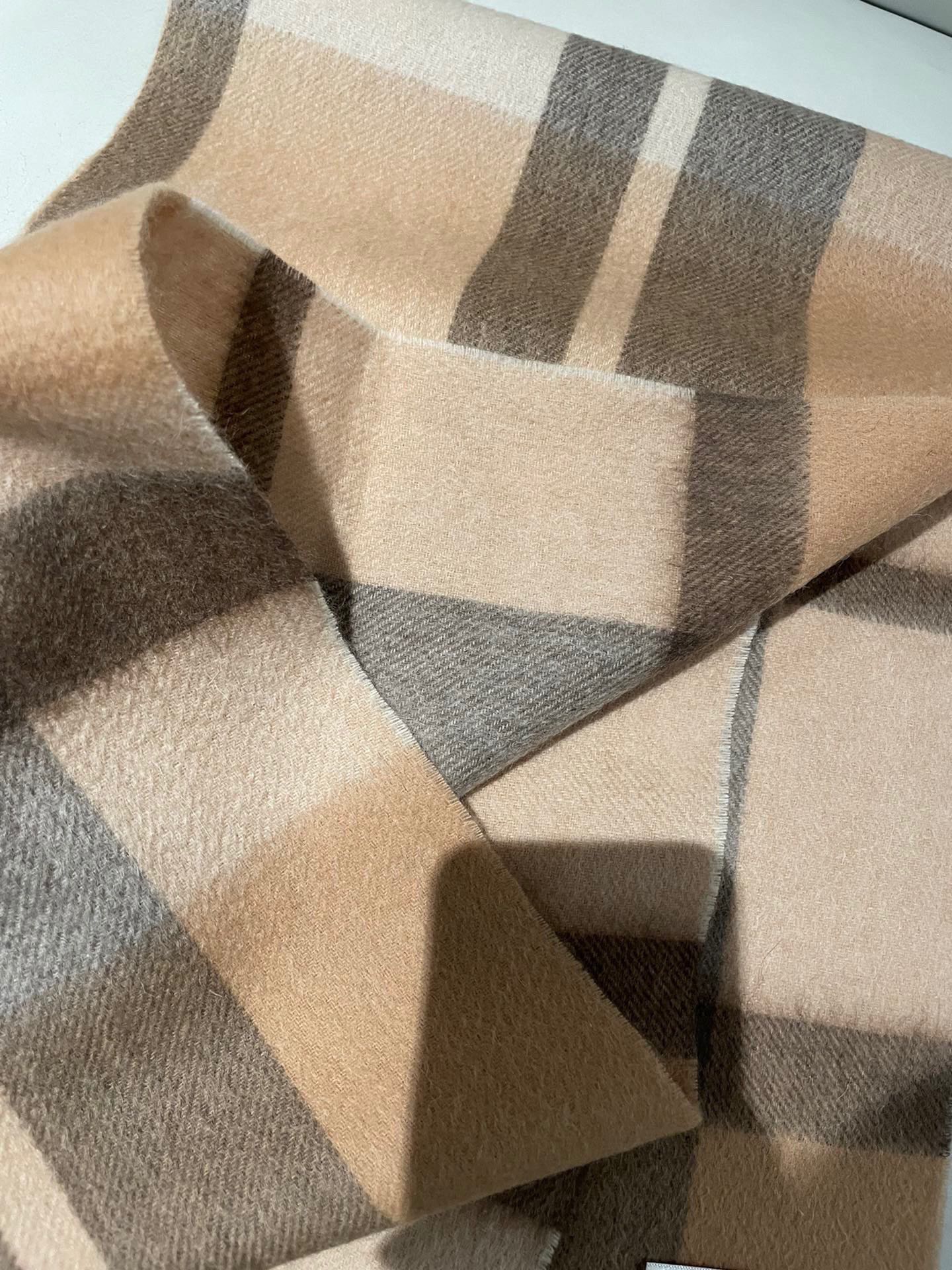 SCARF 180 CM IN CINNAMON BROWN CASHMERE 408784