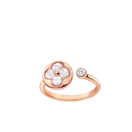 [Royal Jewellery]SUN 1 DIAMOND PINK MOP RING