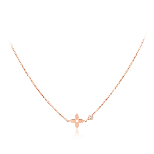 [ROYAL]BLOSSOM PENDANT PINK GOLD AND DIAMOND