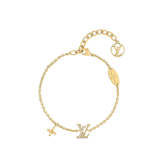 [ROYAL]LV LOGO STAR MOTIF GOLD BRACELET