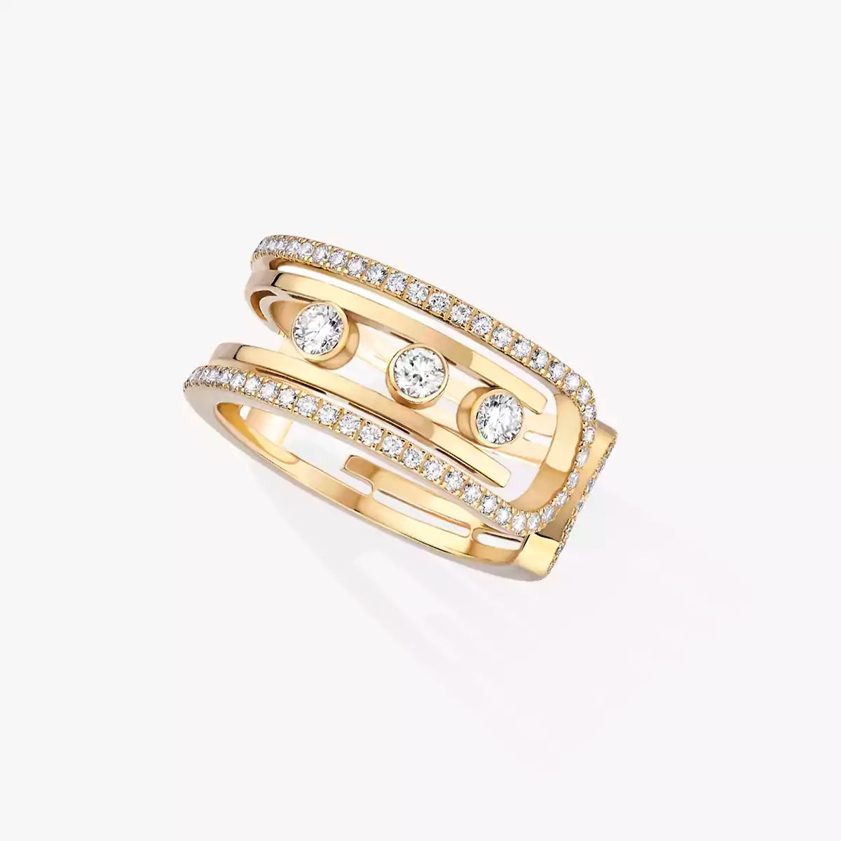 [Royal Jewellery]Move 10th Diamond Ring in Gold