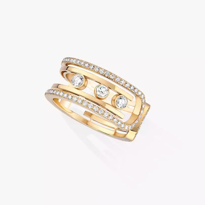 [Royal Jewellery]Move 10th Diamond Ring in Gold