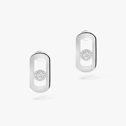 [Royal Jewellery]So Move Diamond Earrings in Yellow Gold