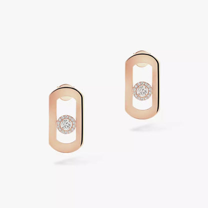 [Royal Jewellery]So Move Diamond Earrings in Yellow Gold