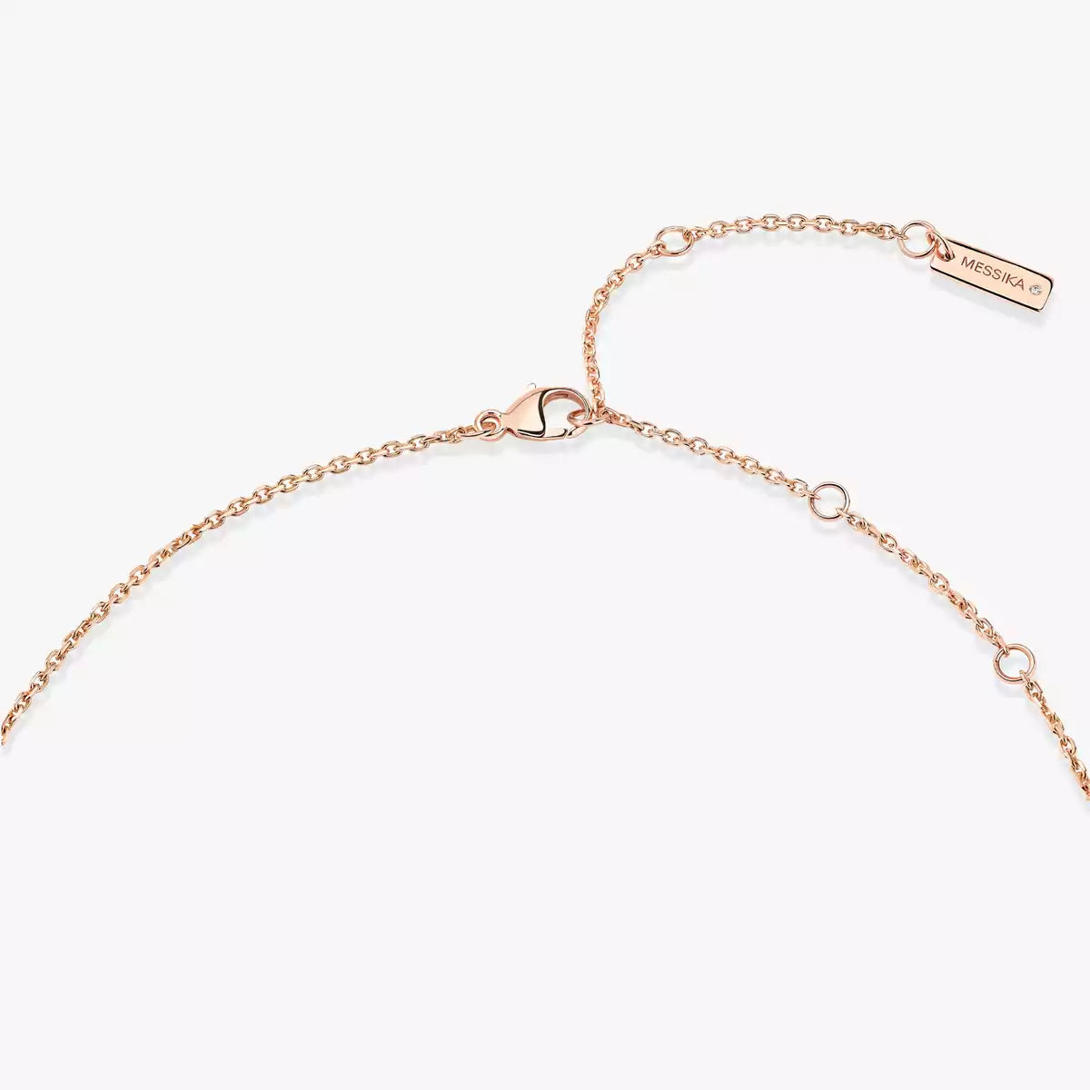 [Royal Jewellery]Lucky Eye Diamond Necklace in Rose Gold and Turquoise