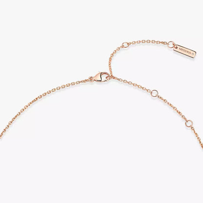 [Royal Jewellery]Lucky Eye Diamond Necklace in Rose Gold and Turquoise