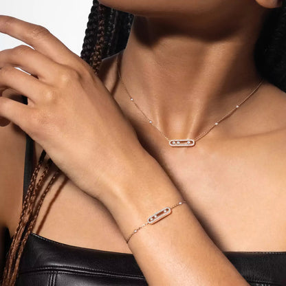 [Royal Jewellery]Pavé Baby Move Diamond Bracelet